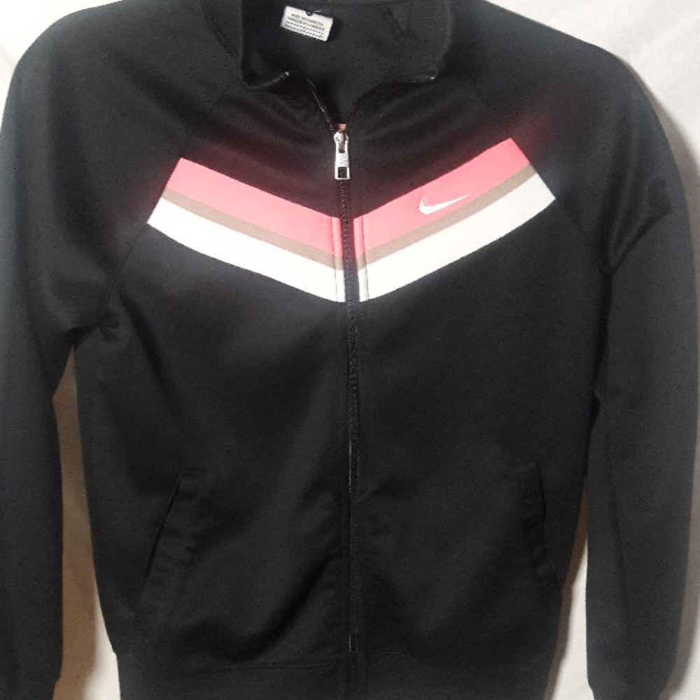 Nike girls Cheer warm up jacket sz YL